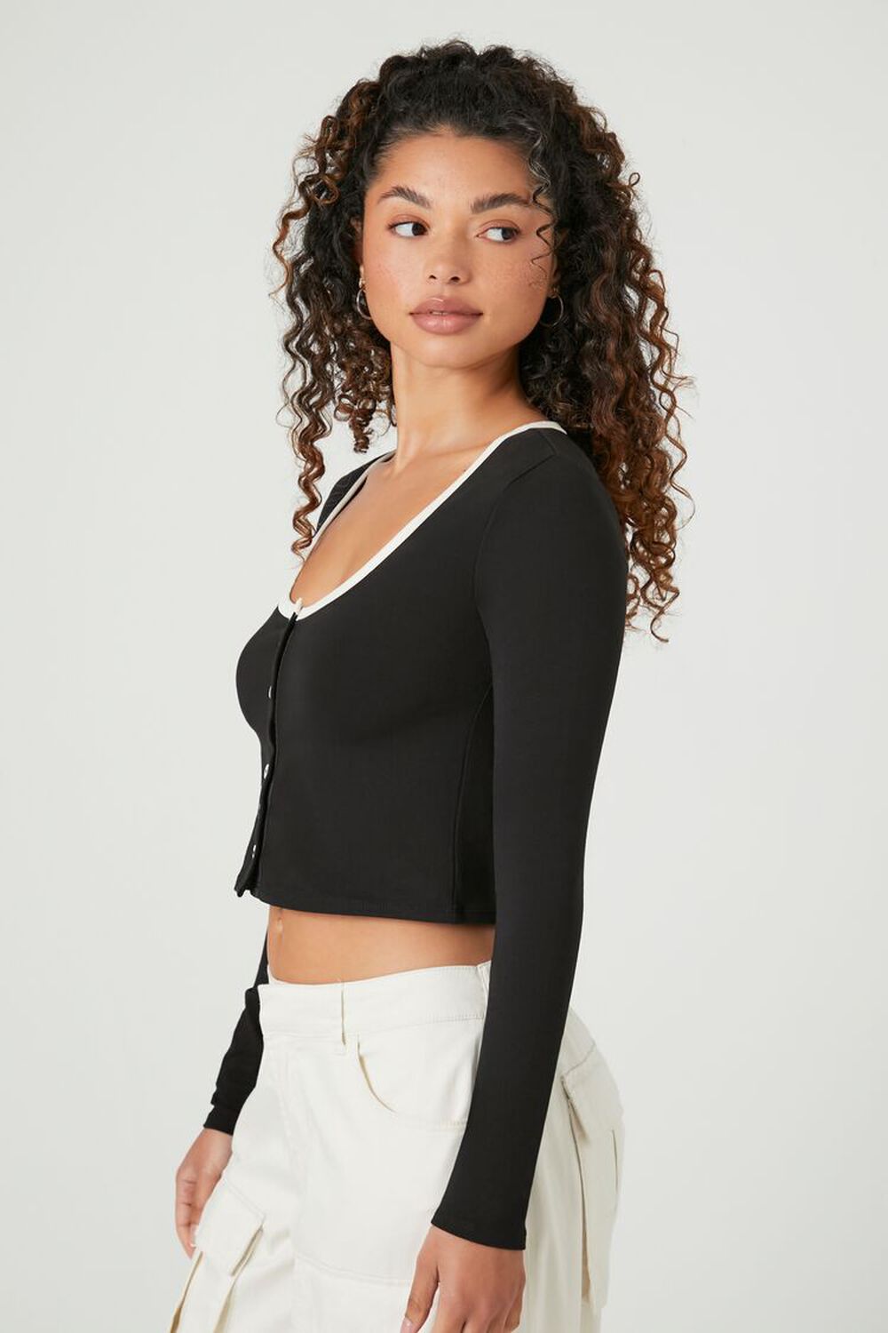 Scoop-Neck Crop Top